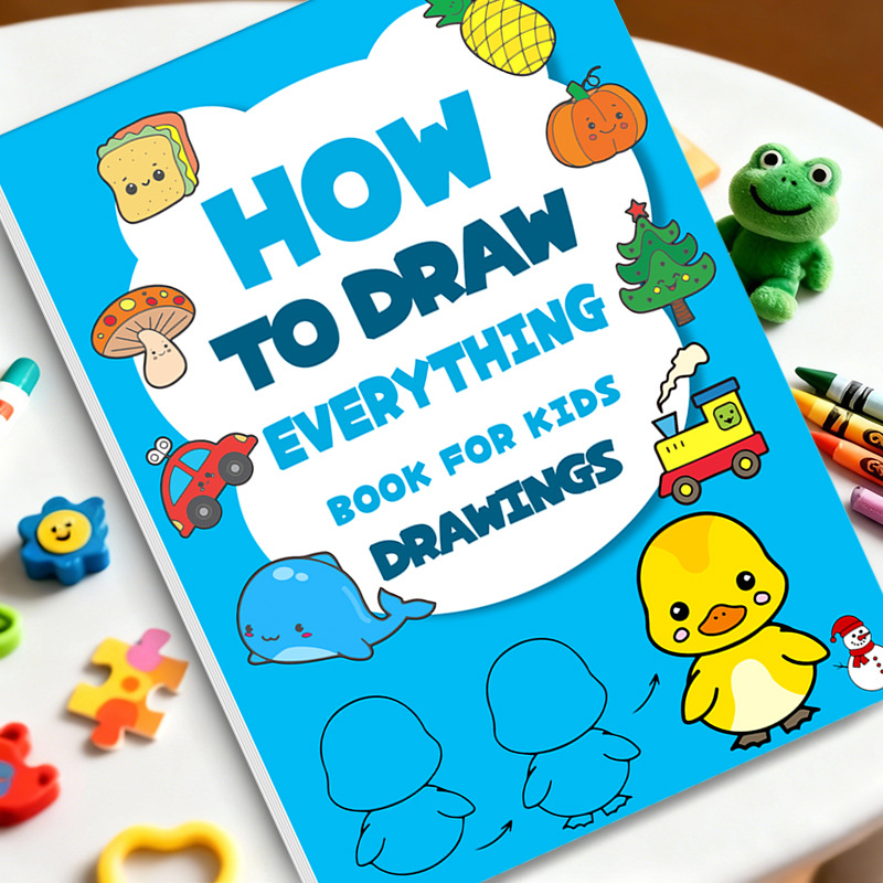 Kids Education Steps - كتاب الرسم خطوة بخطوة للأطفال: تعلم