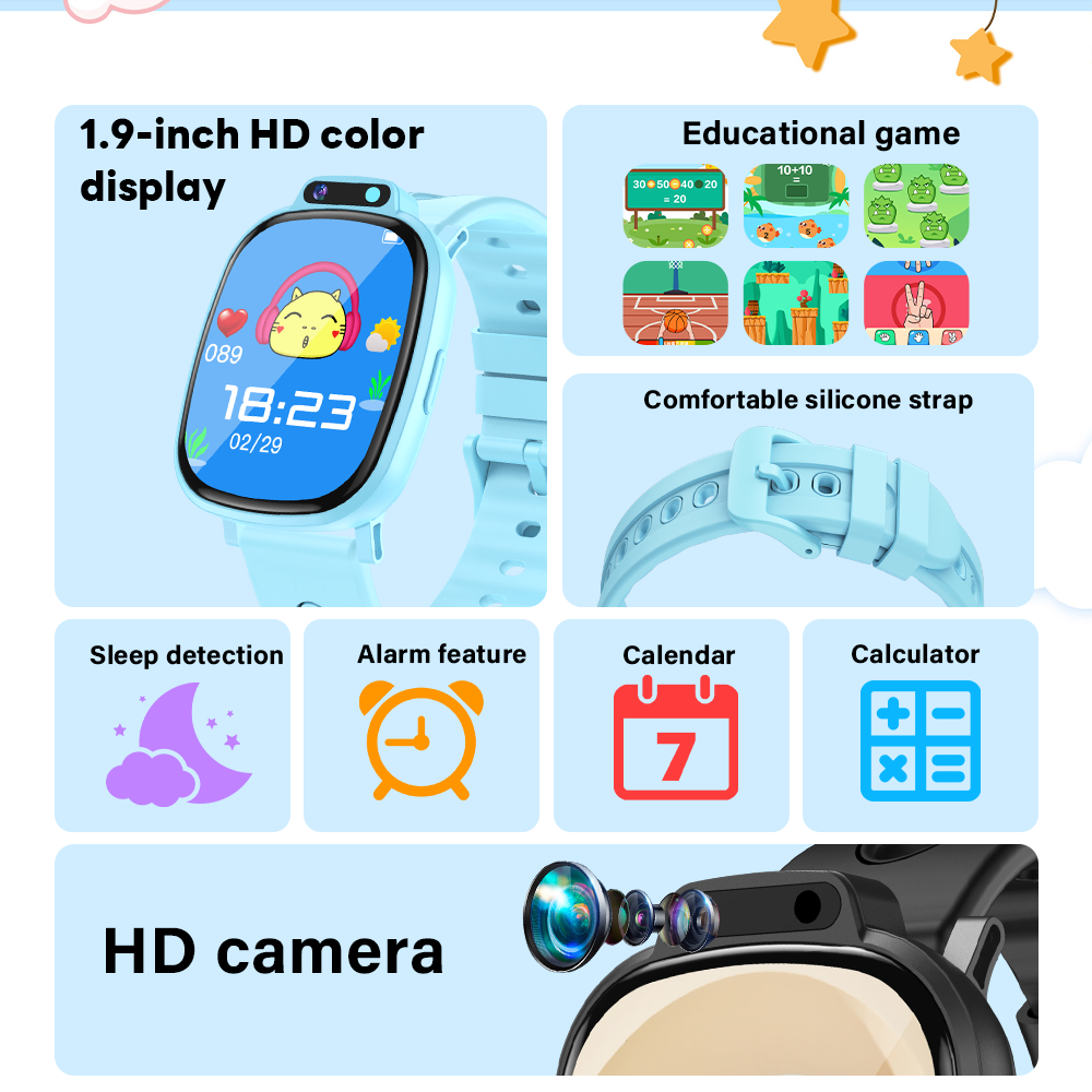 ساعة ذكية للأطفال من LAXASFIT  - مراجعة Kids Education Steps وسعره