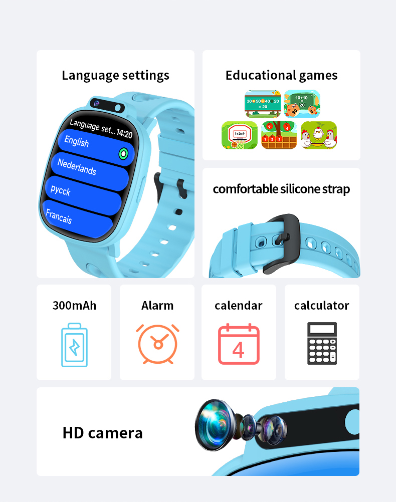 ساعة ذكية جديدة للأطفال H10 مع - مراجعة Kids Education Steps وسعره