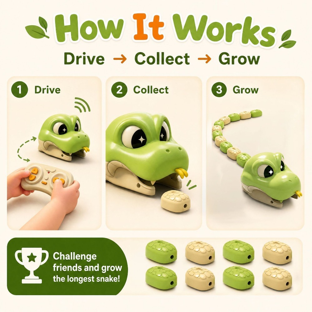 لعبة سيارة الثعبان المغناطيسي  - مراجعة Kids Educational Device وسعره