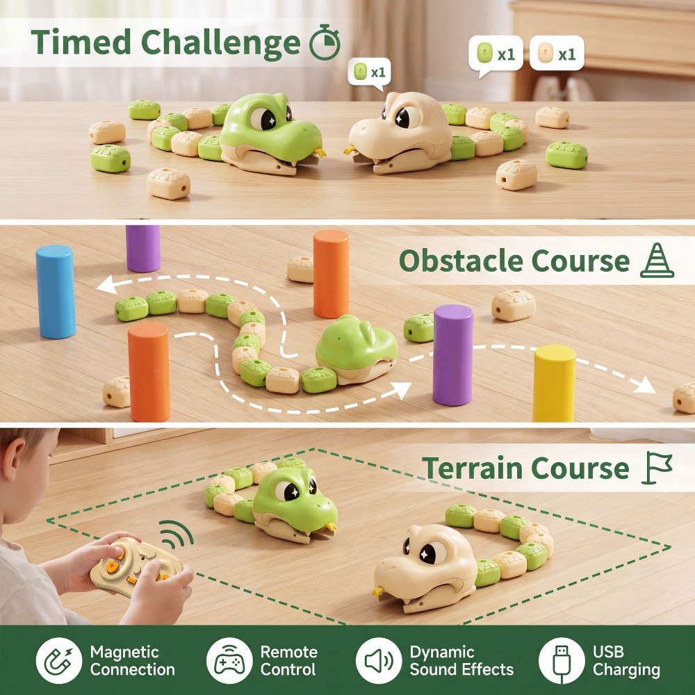 لعبة سيارة الثعبان المغناطيسي  - مراجعة Kids Educational Device وسعره