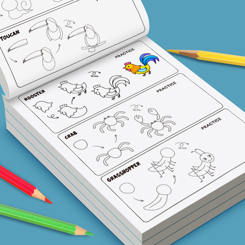 كتاب الرسم خطوة بخطوة للأطفال: - مراجعة Kids Education Steps وسعره