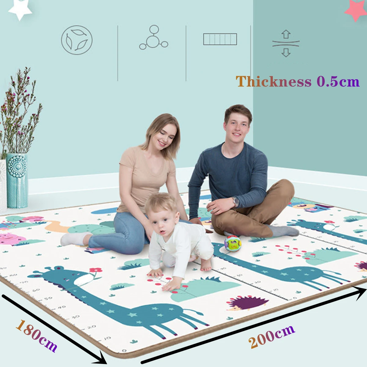 200x180 سنتيمتر سميكة 0.5 سنتي - مراجعة Kids Education Allowance وسعره